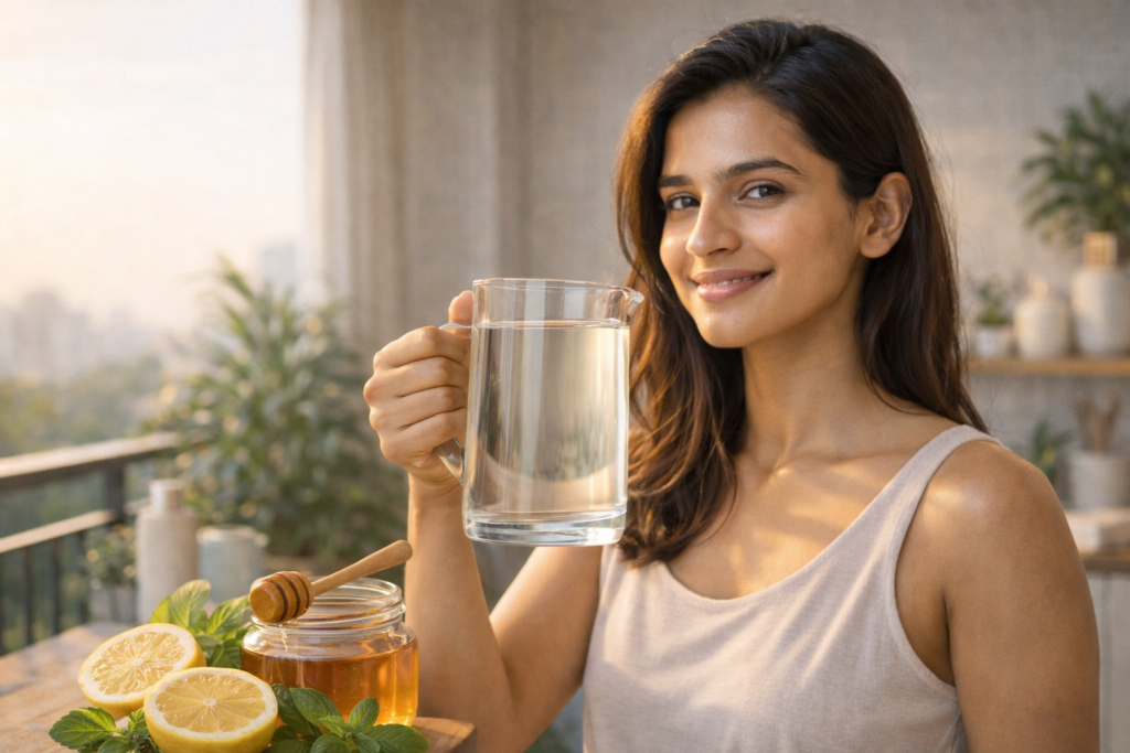 Benefits of Drinking Warm Water on Empty Stomach for Glowing Skin