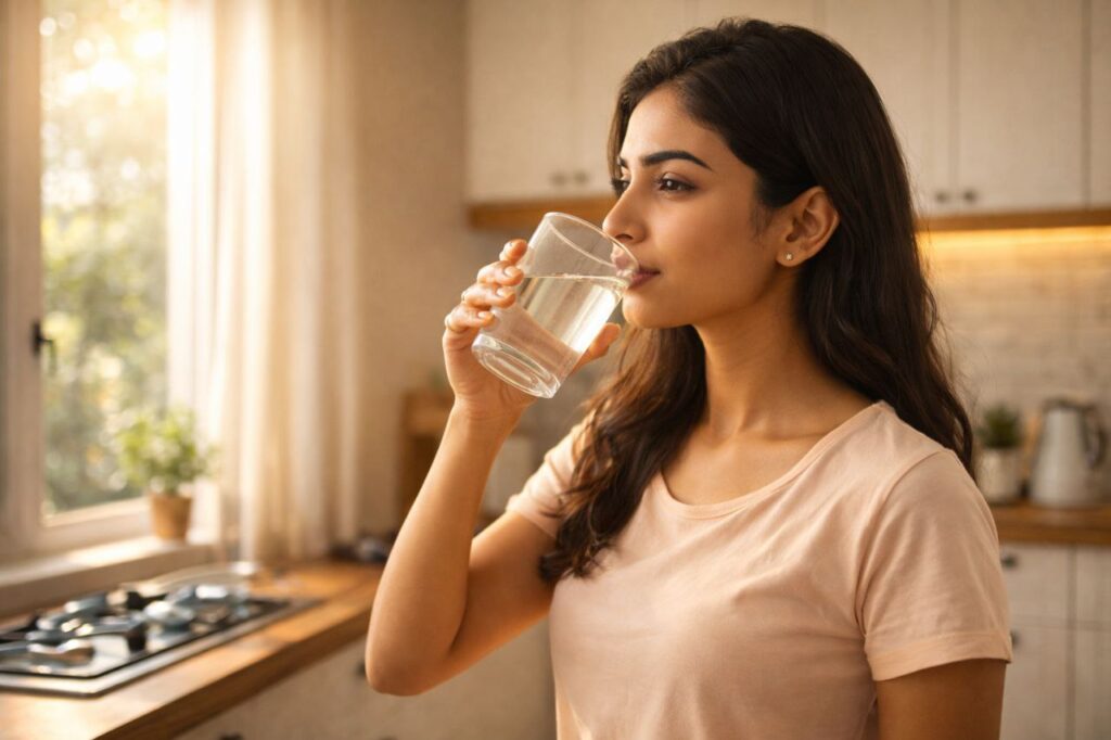 daily ayurvedic habits for healthy lifestyle warm water drinking morning