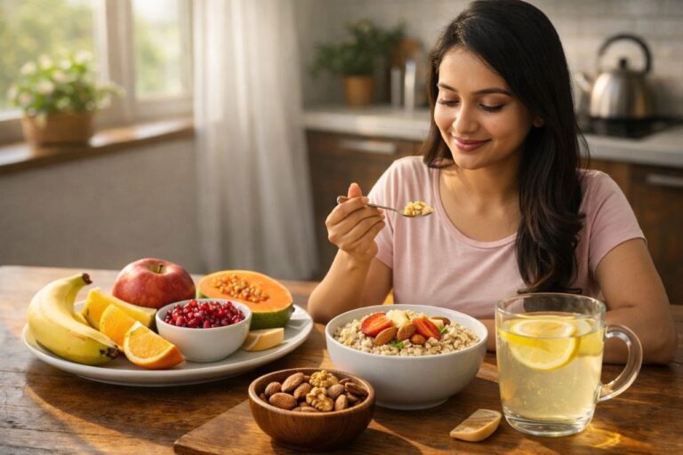 what should we eat in the morning on empty stomach healthy breakfast indian diet