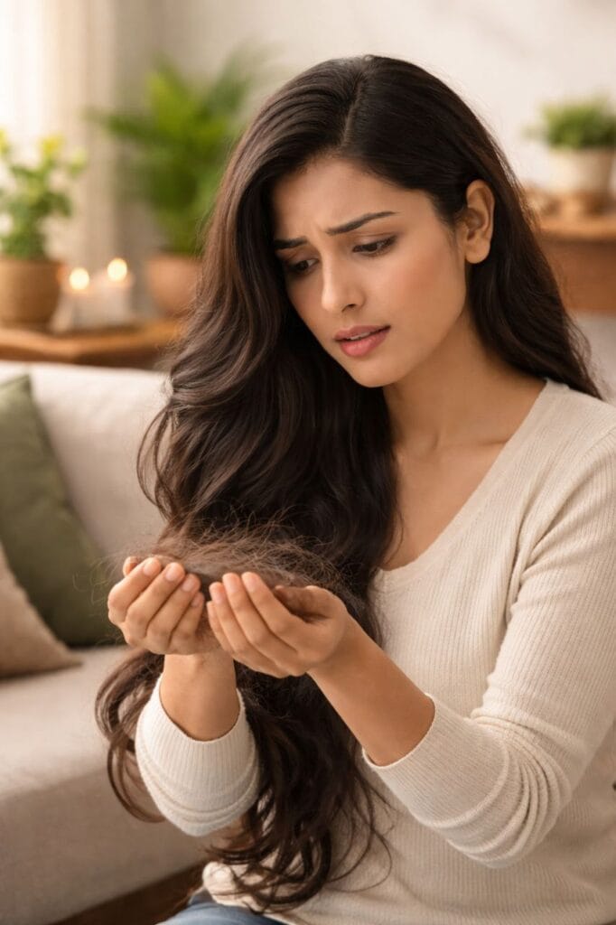 Hair Fall Problem and Ayurvedic Hair Regrowth Solution best oil for hair regrowth ayurvedic ingredients for hair fall problem