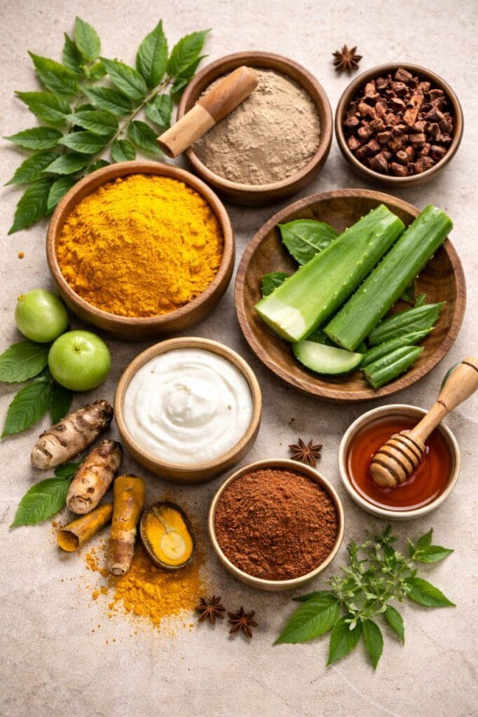 पिग्मेंटेशन के लिए आयुर्वेदिक जड़ी-बूटियाँ