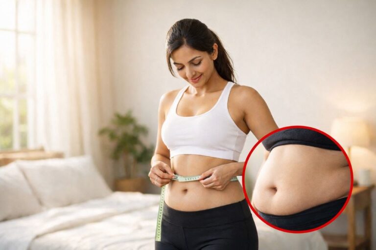 how to reduce belly fat naturally at home with natural home remedies and healthy lifestyle tips