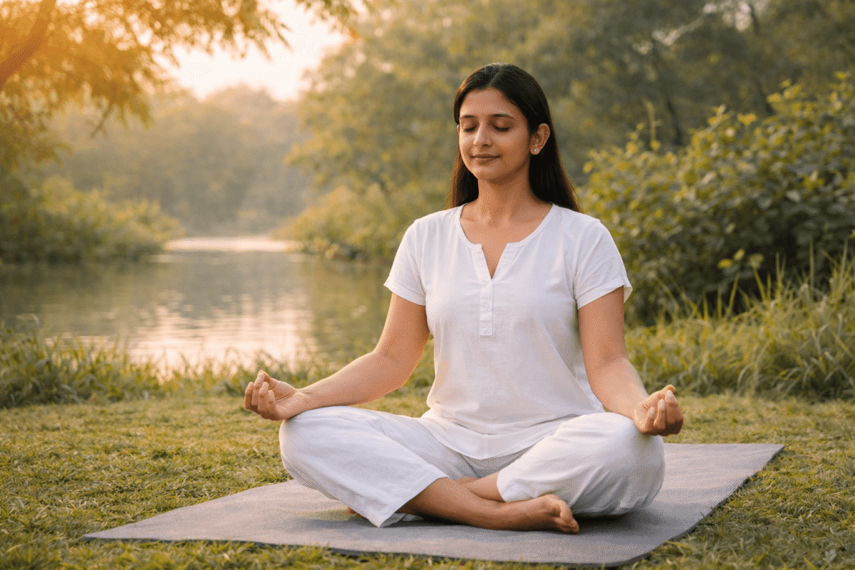 Yoga practice as Natural Ways to Reduce Stress with Yoga and Pranayama
