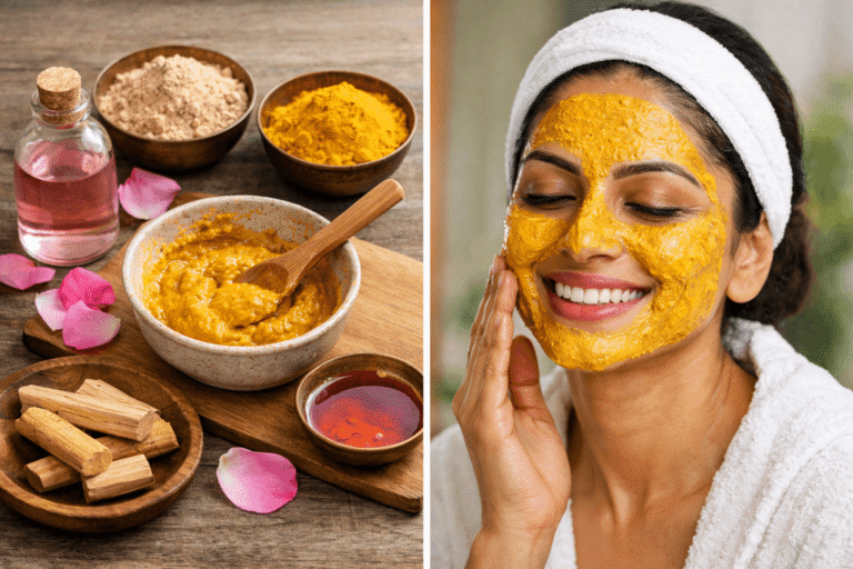 चंदन और हल्दी फेस पैक बनाने की विधि