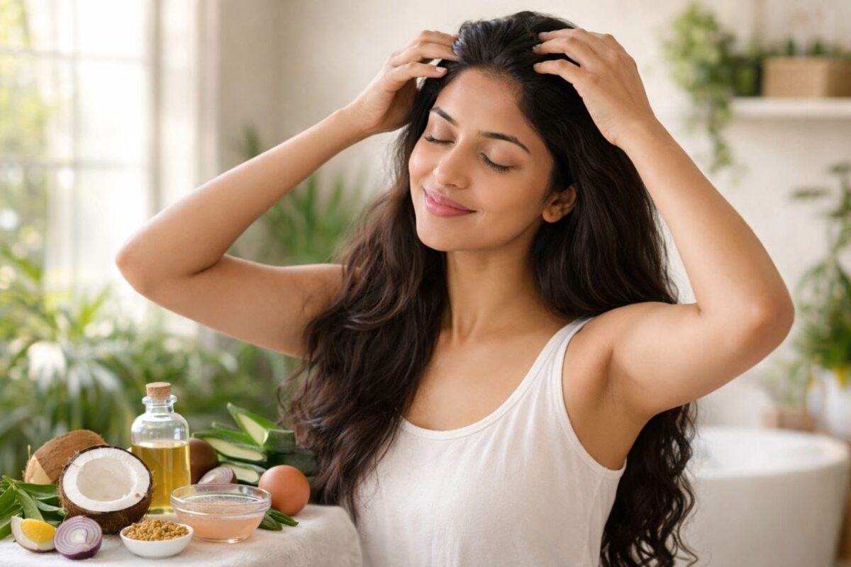 best natural hair care routine for hair growth at home
