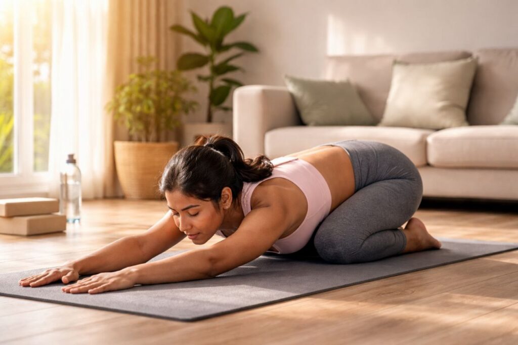 Child Pose Yoga for Lower Back Pain Relief child pose best yoga stretches for lower back pain