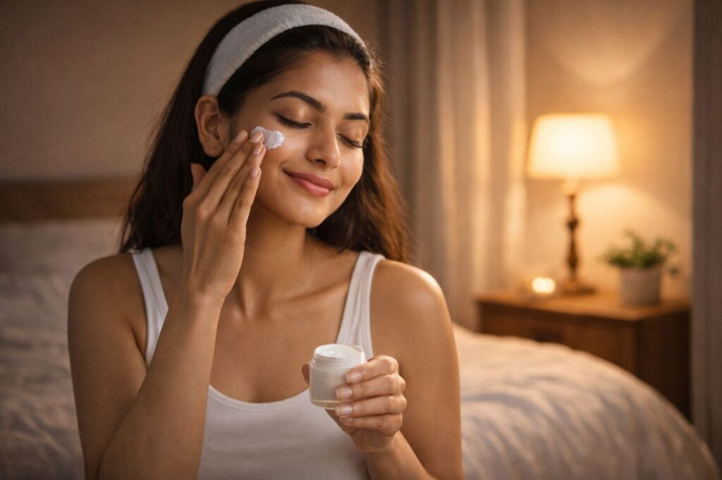 Night Skin Care Routine For Natural Glow night skincare routine for glowing skin at home