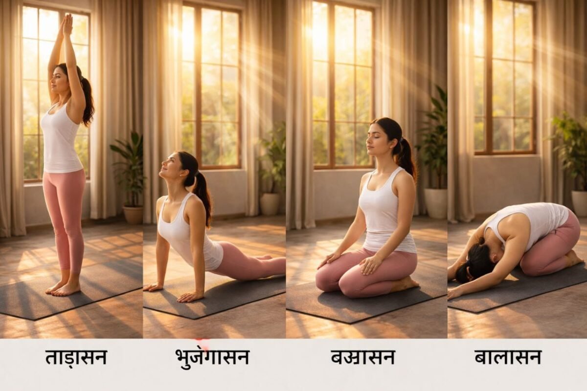 step by step morning yoga routine for beginners at home