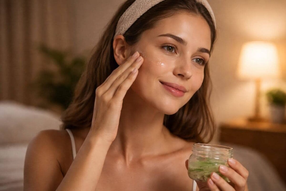  Aloe Vera Gel Night Routine for Glowing Skin
