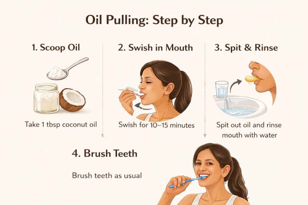 What Is Oil Pulling Ayurvedic Method What is oil pulling ayurvedic method – ऑयल पुलिंग प्रक्रिया की जानकारी