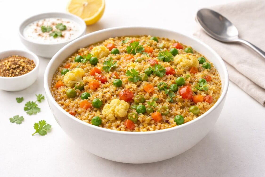 vegetable dalia healthy dinner for weight loss