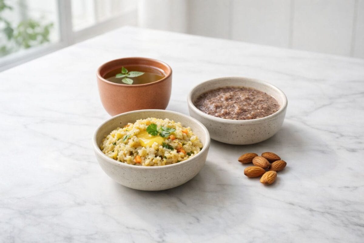 best morning foods ayurveda for weight loss breakfast plate