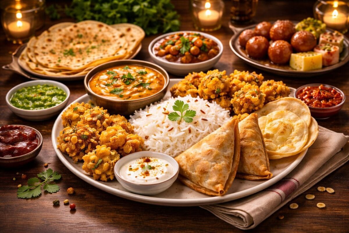 Late night heavy meal with rice and sweets not ideal for weight loss