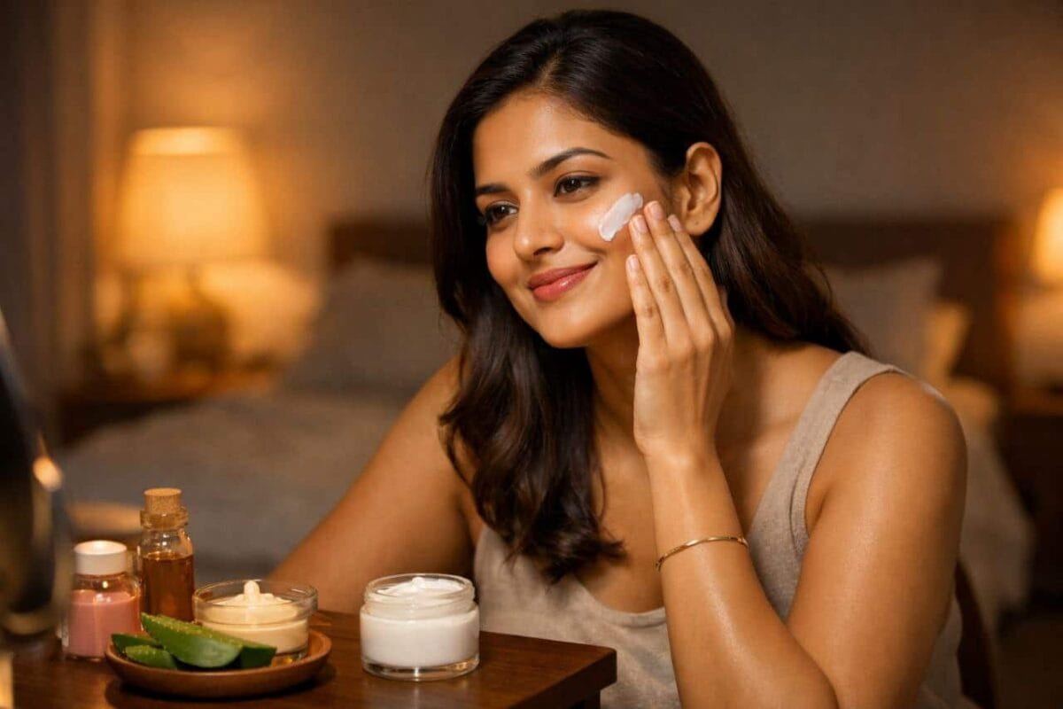 night skincare routine without serum natural glowing skin routine at night