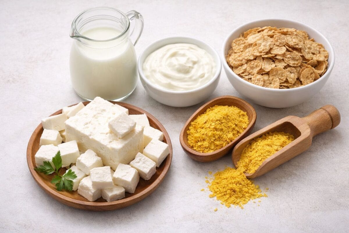 Vitamin B12 Veg Foods for Women vitamin b12 veg foods milk yogurt paneer fortified cereal nutritional yeast