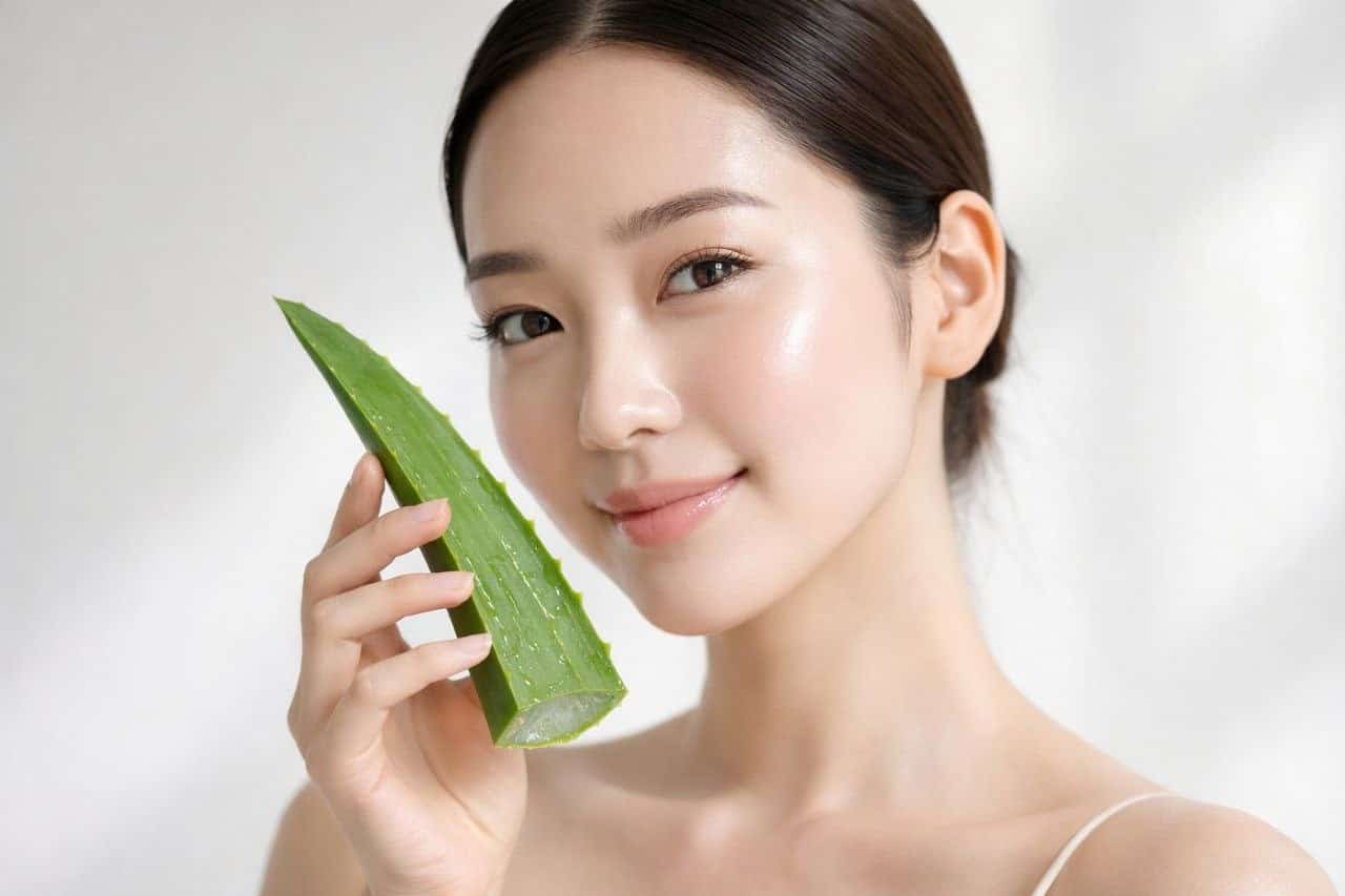 Aloe Vera से ग्लास स्किन कैसे पाएं ( 5 Korean Skincare Secret)