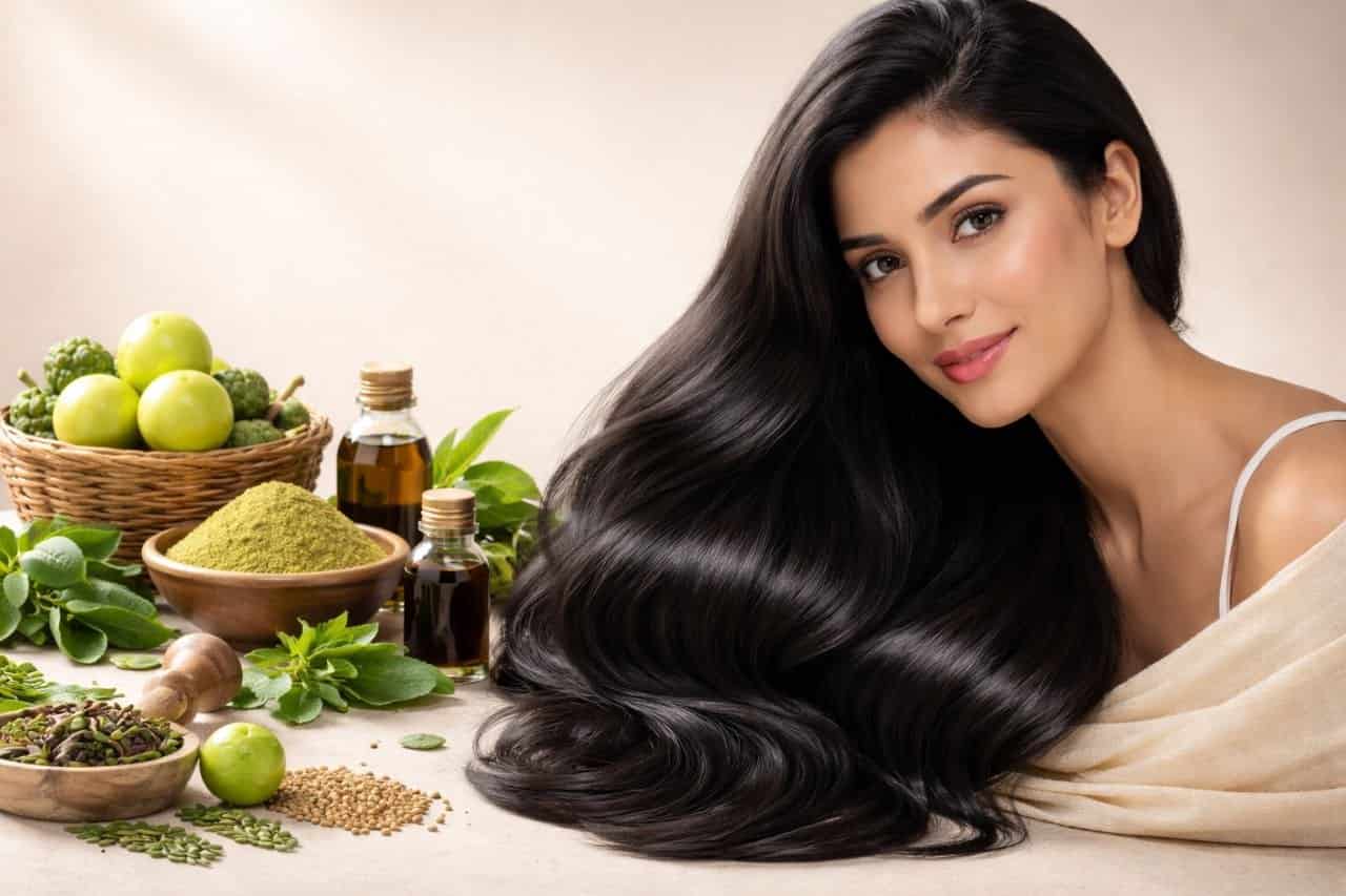 Best Ayurvedic Herbs for Hair Growth and Thickness – बालों को घना और लंबा बनाने के असरदार आयुर्वेदिक उपाय