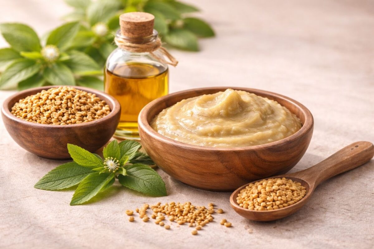 methi for hair thickness natural conditioner