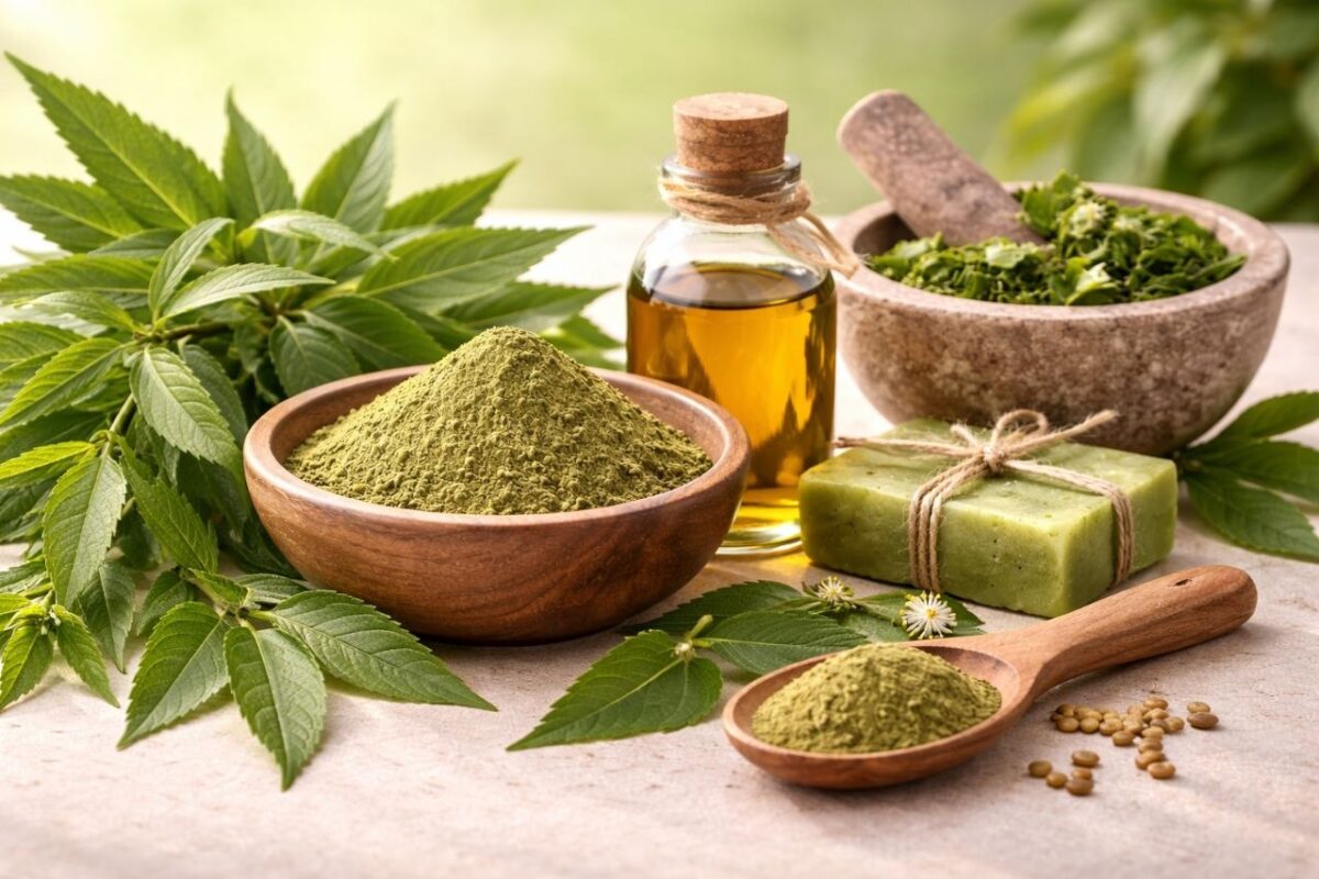 neem for dandruff and scalp health hair care