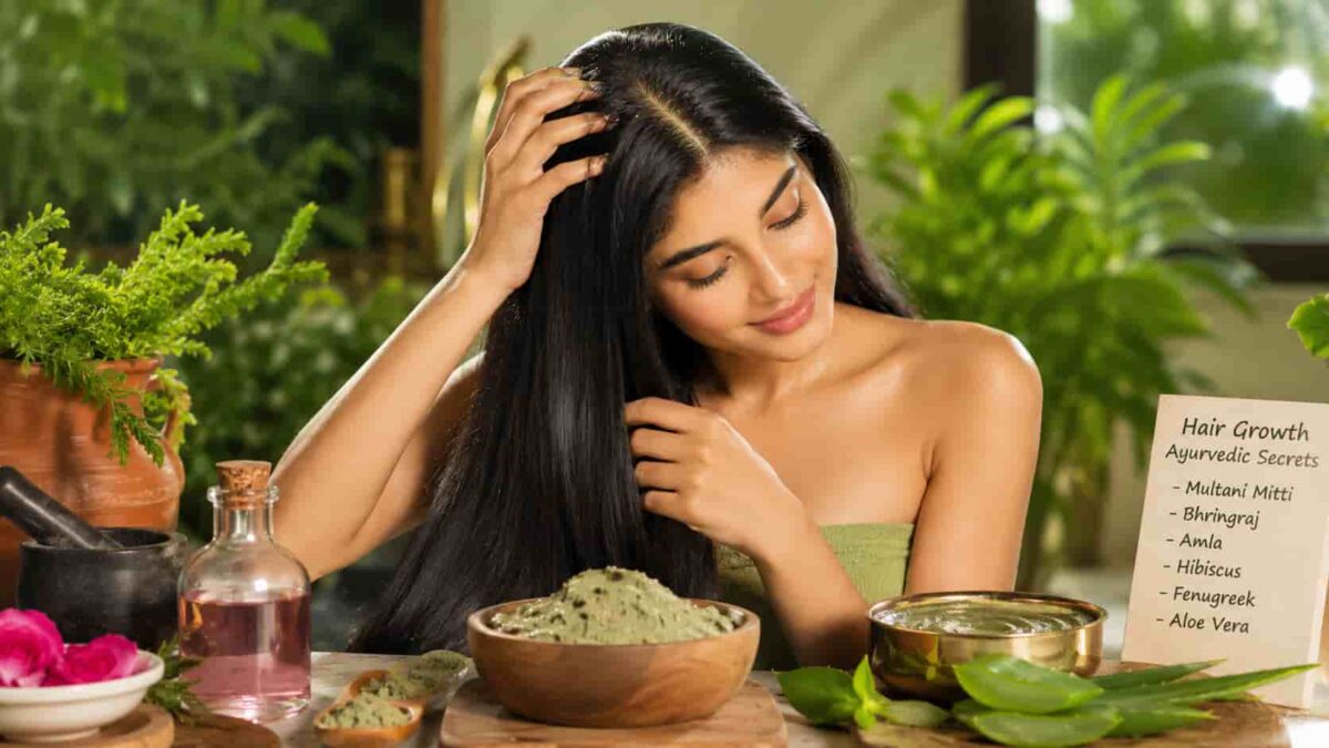 मुल्तानी मिट्टी और hair growth benefits