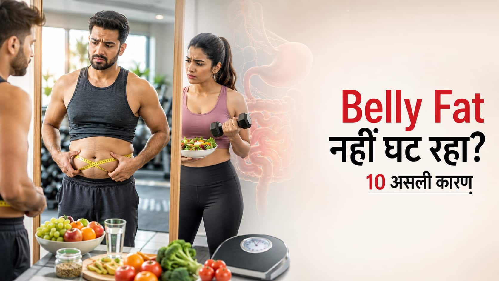 Belly Fat कम क्यों नहीं हो रहा? जानिए 10 असली कारण और सही समाधान