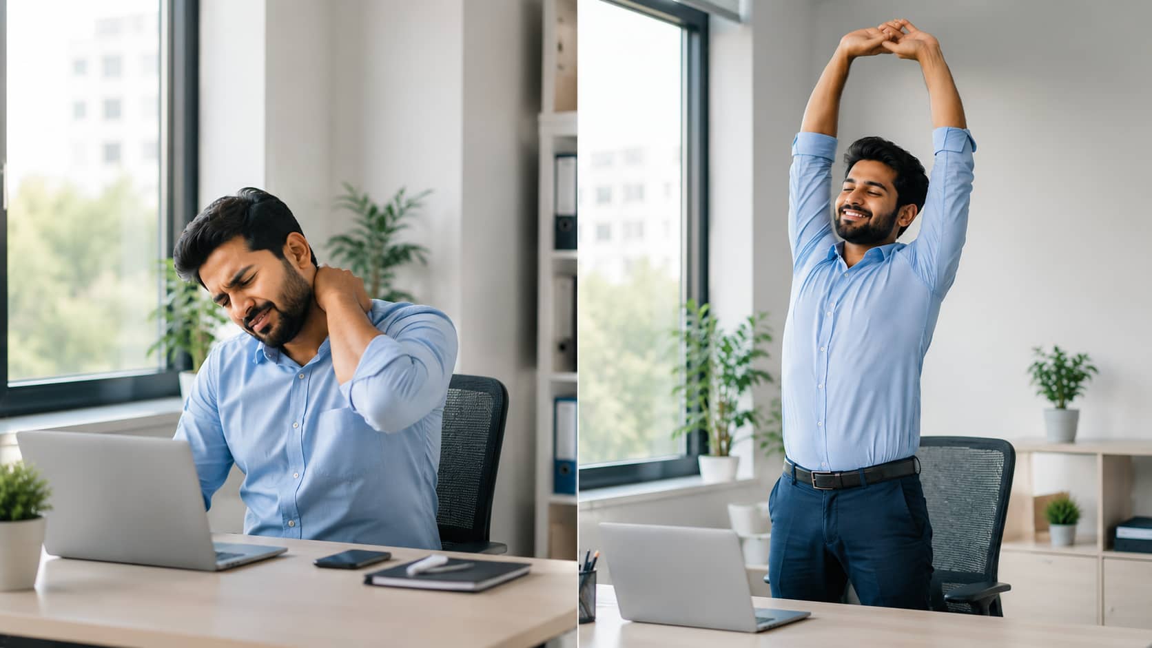 घंटों बैठकर काम करते हैं? रोज़ करें ये 7 आसान स्ट्रेच