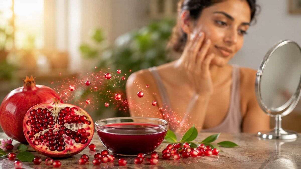 अनार के एंटीऑक्सीडेंट और त्वचा की सेहत अनार में मौजूद एंटीऑक्सीडेंट और त्वचा की सेहत