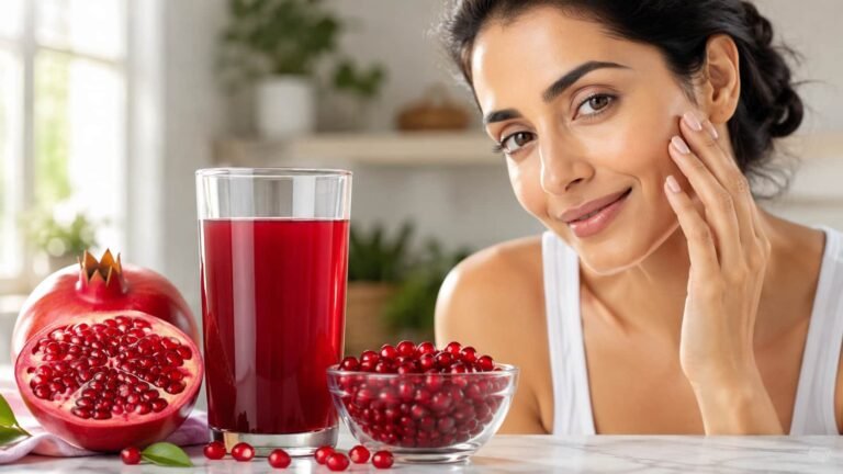 Pomegranate Juice और Skin Aging: क्या अनार का जूस Fine Lines कम करने में मदद करता है?