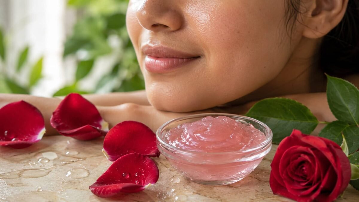 Rose Glycerin Gel से हाइड्रेटेड और मुलायम त्वचा का प्राकृतिक रूप