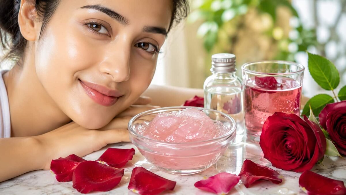 Rose Glycerin Gel गुलाब और ग्लिसरीन से तैयार हाइड्रेटिंग जेल