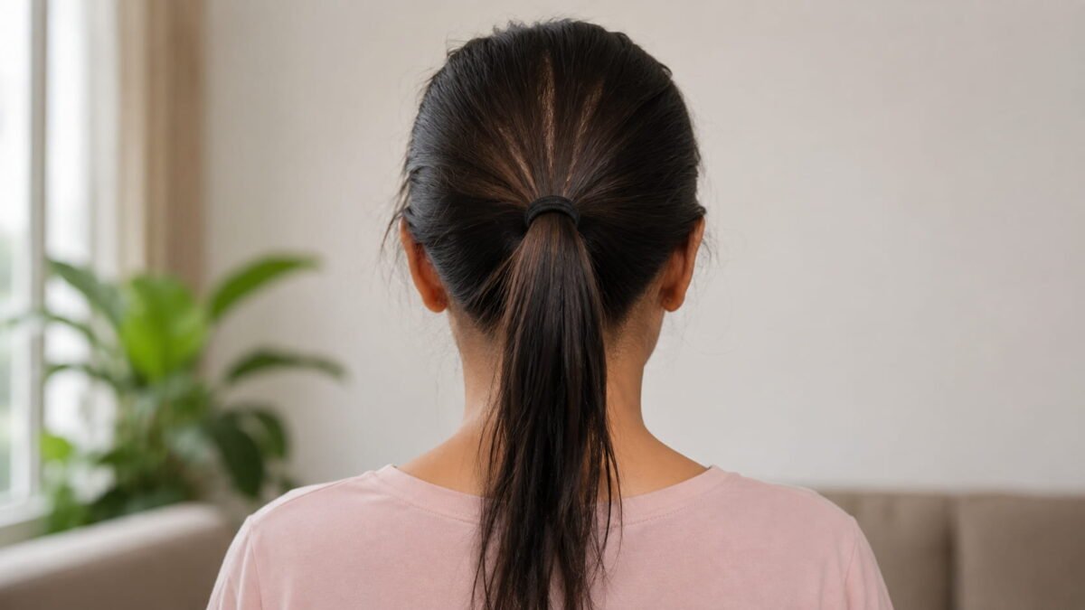 पतली होती चोटी बालों की पतली चोटी Hair Fall का शुरुआती संकेत