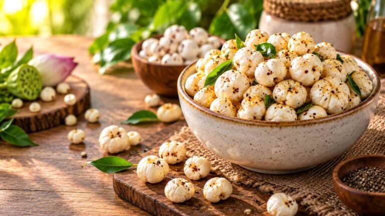 Makhana रोज खाने से क्या होता है? Nutrition, Calories और किसे सावधानी रखनी चाहिए