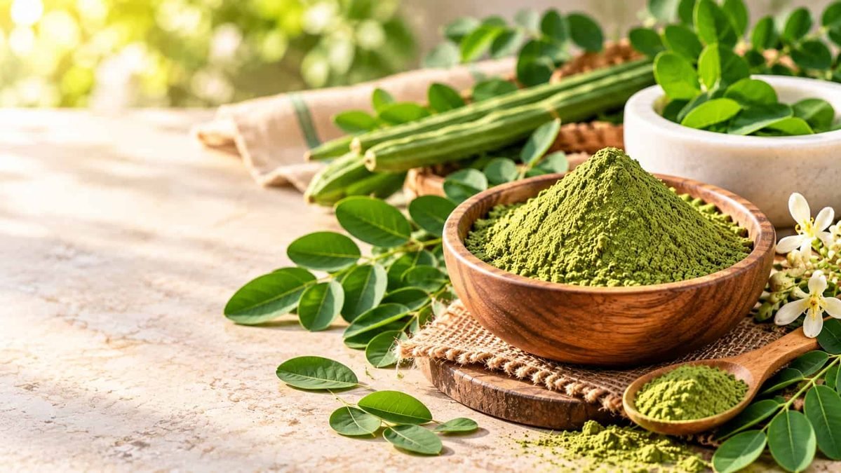 Moringa Leaf Powder यानी सहजन की पत्तियों का चूर्ण