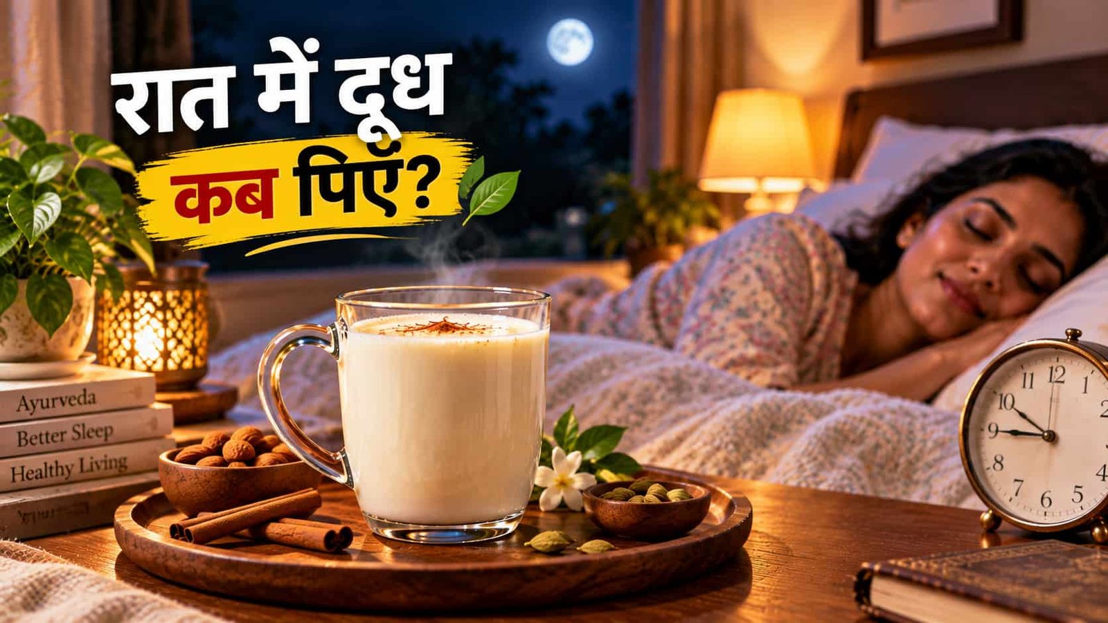 रात में दूध पीने का सही समय क्या है? Ayurveda के अनुसार जानें सही तरीका